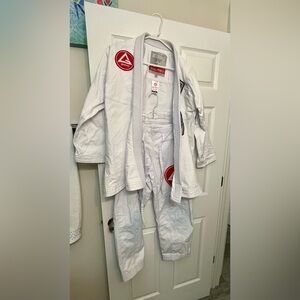 A2 Gracie Barra jujitsu Equipe GB Edition KIMONO - White GI